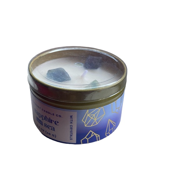 New! Any 2/$18! Foundry Candle Sapphire And Sea Candle - Picture 3 of 6